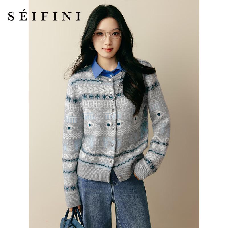 Женский кардиган SEIFINI с жаккардовым вязанием в стиле Fair Isle XL
Женский кардиган SEIFINI с жаккардовым вязанием в стиле Fair Isle XL