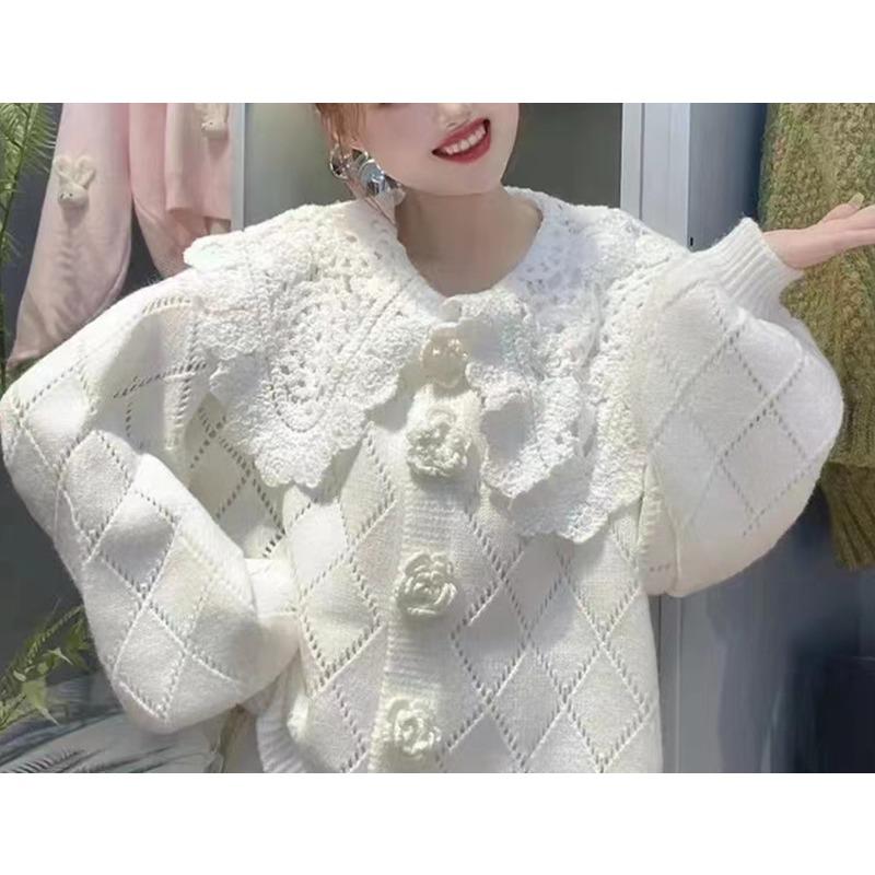 DAFIFY Женские модные повседневные осенне-зимние свитера с ромбовидным принтом и длинными рукавами, с воротником поло Size: One Size белый
DAFIFY Женские модные повседневные осенне-зимние свитера с ромбовидным принтом и длинными рукавами, с воротником поло Size: One Size белый