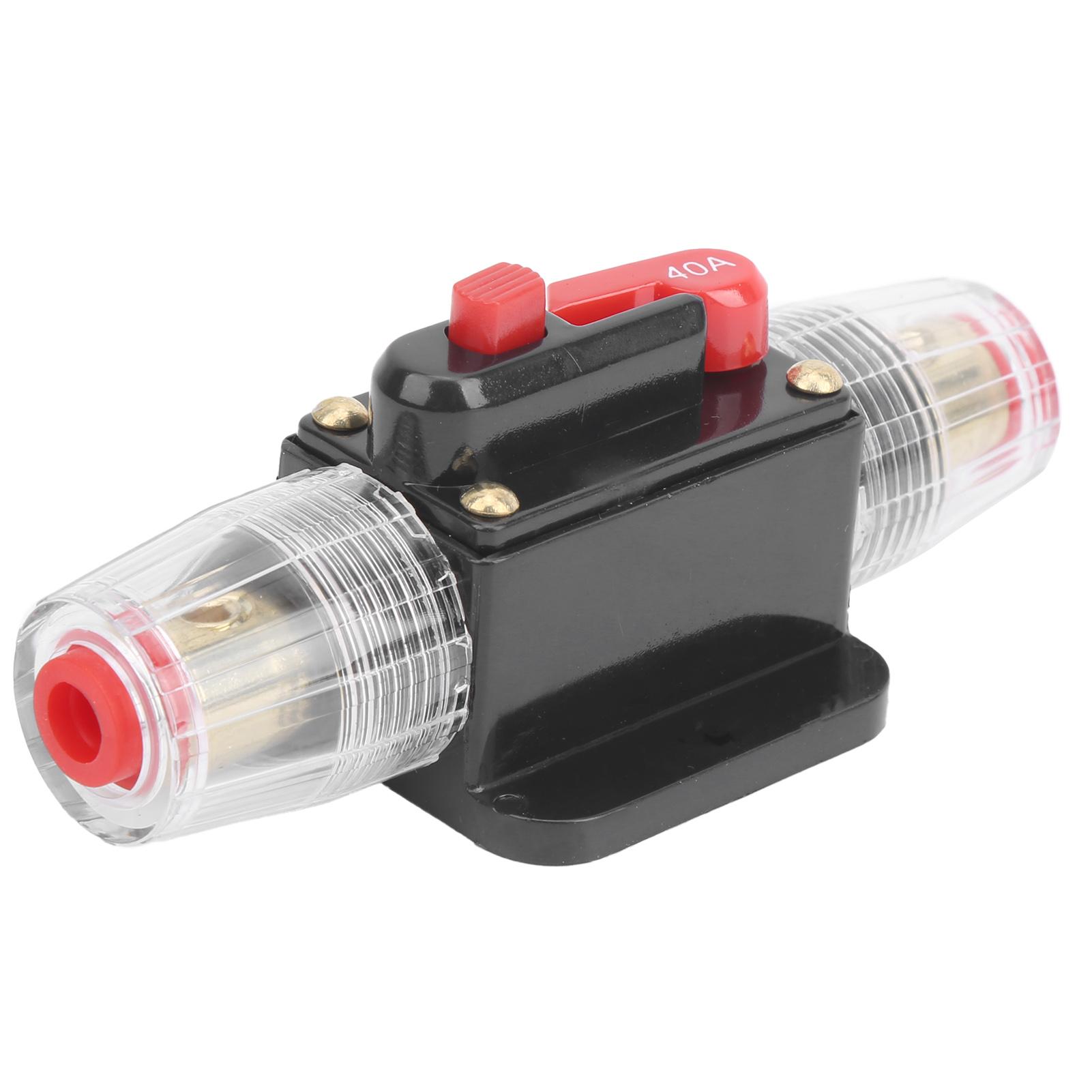 Автоматический выключатель тока с автоматическим сбросом, переключатель, защита от перегрузки аудиоусилителей, держатель предохранителя с ручным управлением
Автоматический выключатель тока с автоматическим сбросом, переключатель, защита от перегрузки аудиоусилителей, держатель предохранителя с ручным управлением