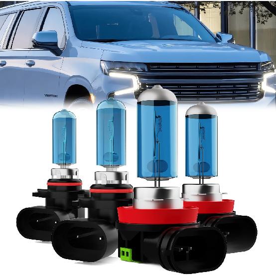 Headlight Bulbs Compatible With Chevrolet Silverado 2500 2015-2018, 9005 High Beam + H11 Low Beam + H16 Fog Lights Halogen Light Bulb, Super Bright Compatible With Chevrolet
Headlight Bulbs Compatible With Chevrolet Silverado 2500 2015-2018, 9005 High Beam + H11 Low Beam + H16 Fog Lights Halogen Light Bulb, Super Bright Compatible With Chevrolet