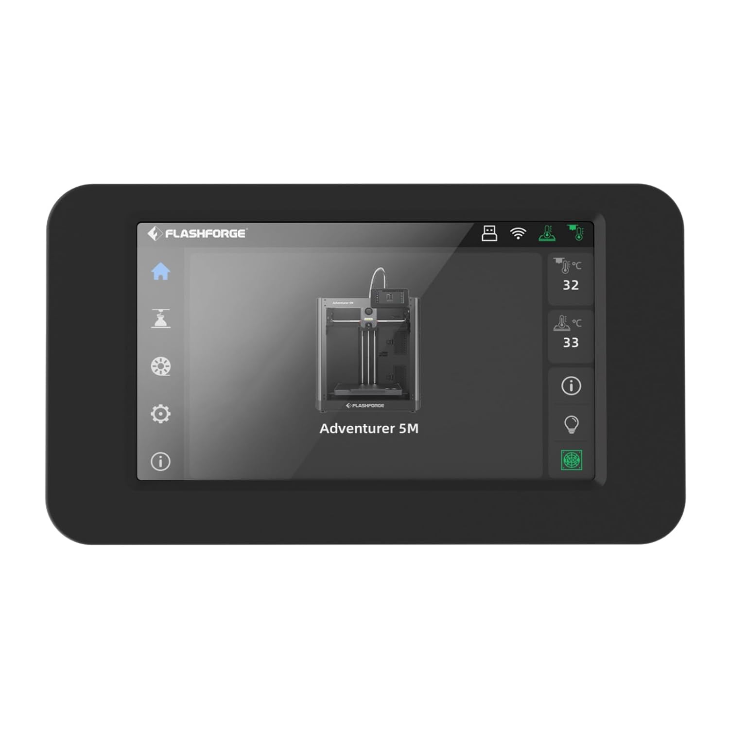 Сборка с 4,3-дюймовым сенсорным экраном для FLASHFORGE Adventurer 5M, Легкая установка и интуитивно понятное управление
Сборка с 4,3-дюймовым сенсорным экраном для FLASHFORGE Adventurer 5M, Легкая установка и интуитивно понятное управление