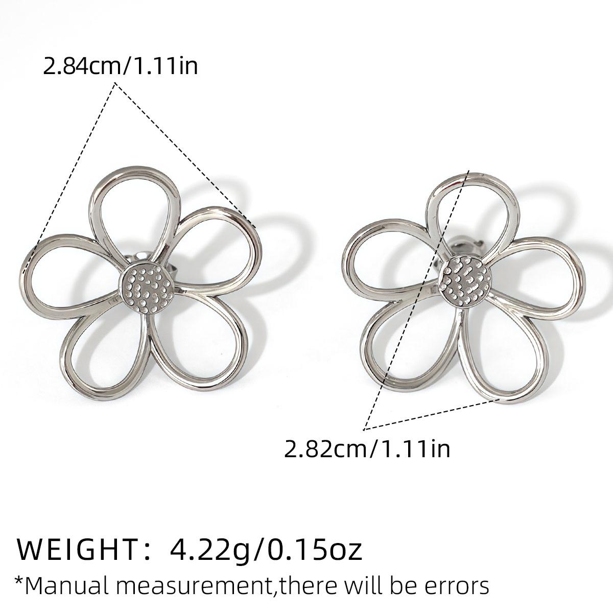 Stainless Steel Hollow Flower Retro Creative Light Luxury Earrings 18K PVD Plated Anti Allergic Rust Proof Stylish Zircon
Stainless Steel Hollow Flower Retro Creative Light Luxury Earrings 18K PVD Plated Anti Allergic Rust Proof Stylish Zircon