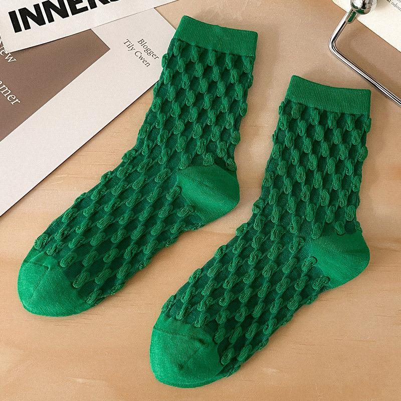 Женские весенне-осенние новые трендовые все виды простых конфетных носков из хлопка в рубчик 1 pair зелёный
Женские весенне-осенние новые трендовые все виды простых конфетных носков из хлопка в рубчик 1 pair зелёный