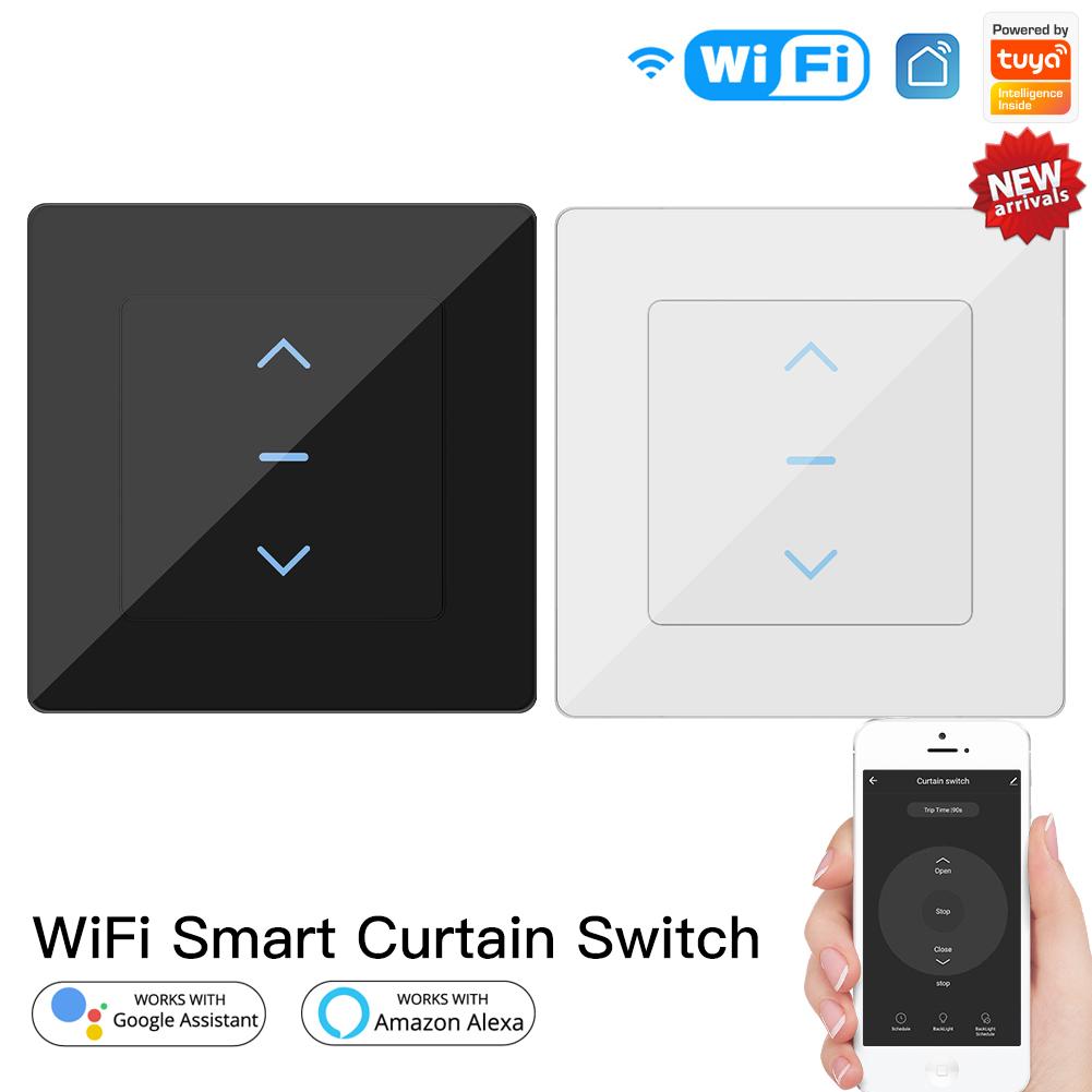 Сенсорный дизайн интеллектуального переключателя штор Wi-Fi для моторизованных штор и рулонных жалюзи работает с приложением Tuya Smart Life Alexa Google
Сенсорный дизайн интеллектуального переключателя штор Wi-Fi для моторизованных штор и рулонных жалюзи работает с приложением Tuya Smart Life Alexa Google