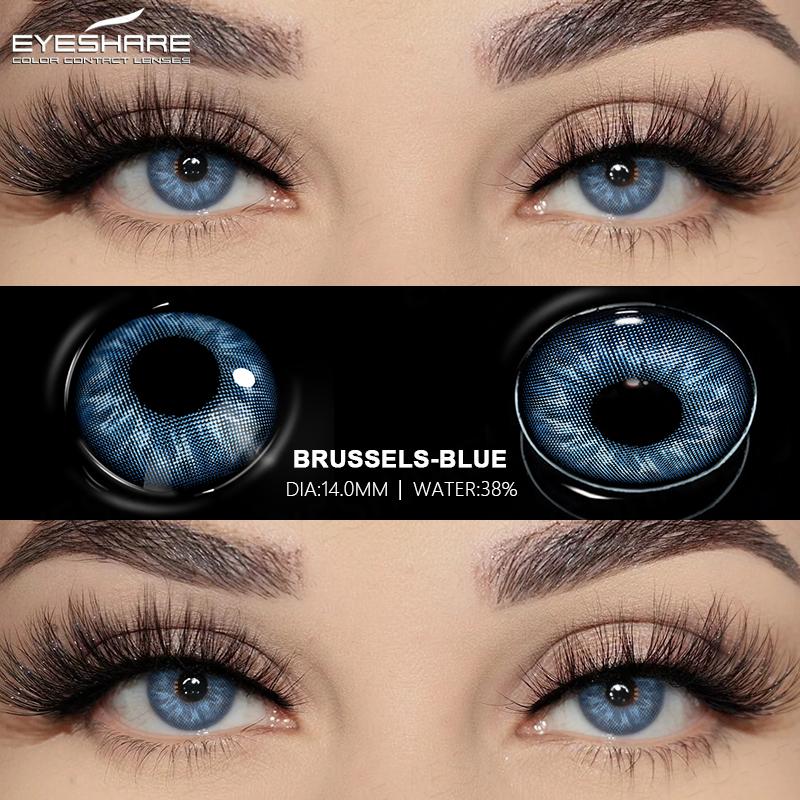 Eyeshare Кольорові контактні лінзи 2 шт./рік Фіолетові Нові модні лінзи Блакитні Натуральні контактні лінзи Сірі Колір очей Косметичні М які лінзи
Eyeshare Кольорові контактні лінзи 2 шт./рік Фіолетові Нові модні лінзи Блакитні Натуральні контактні лінзи Сірі Колір очей Косметичні М які лінзи