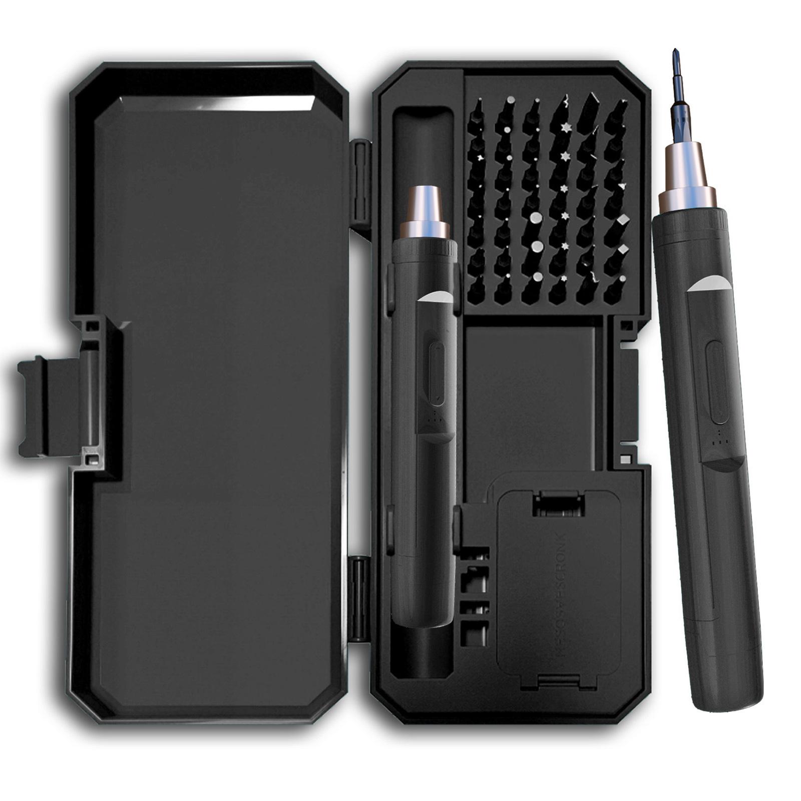 Compactly Reversible Electric Screwdriver Kit 42Pieces/set Magnetic Bits for Efficient Home Office and Outdoor Repairs чорний
Compactly Reversible Electric Screwdriver Kit 42Pieces/set Magnetic Bits for Efficient Home Office and Outdoor Repairs чорний