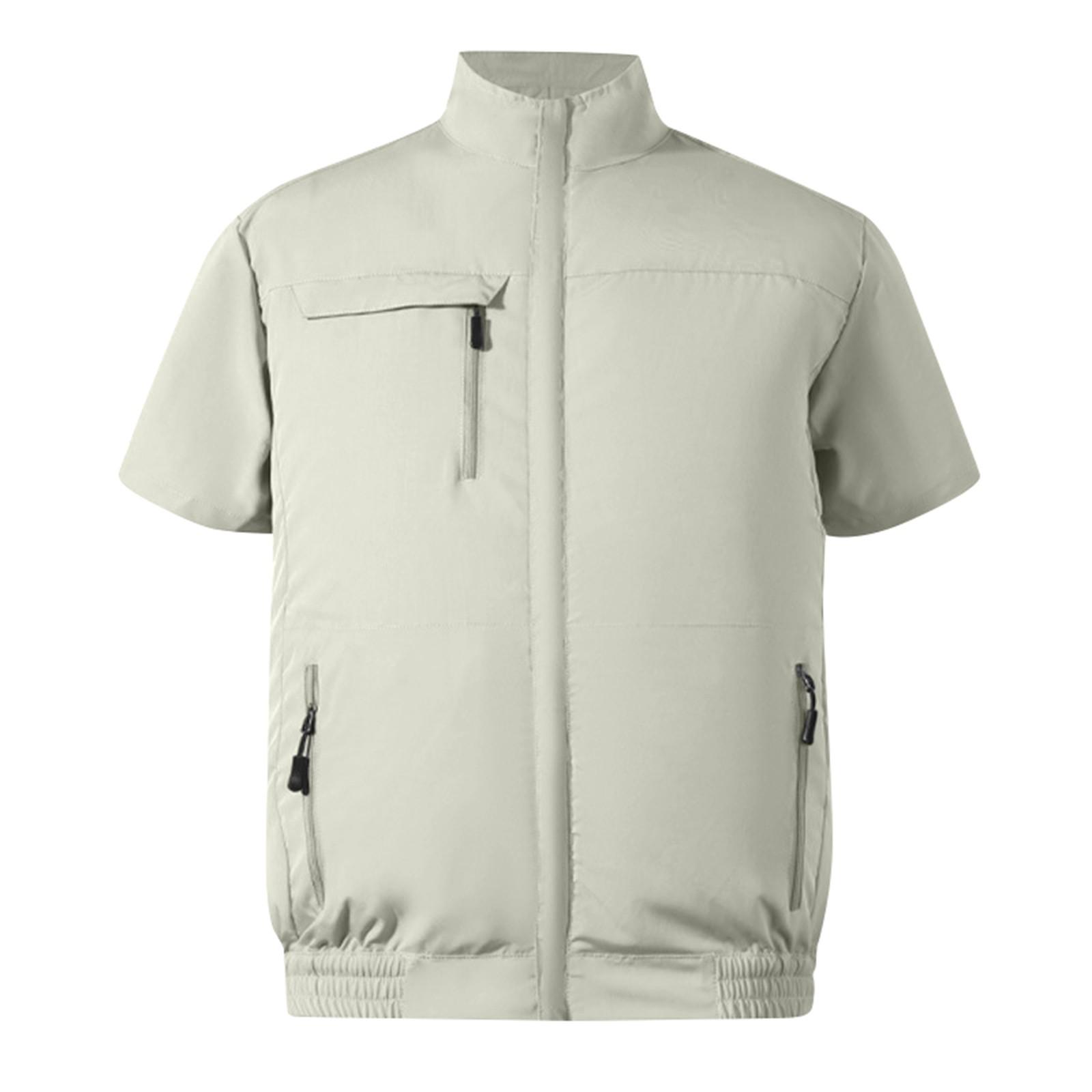 Women s Summer Fan Suit (including A Set Of 9-leaf Brushless 5V Fan) Short Sleeved Hooded Zipper Heatstroke Proof Solid Color Work Clothes L бежевий
Women s Summer Fan Suit (including A Set Of 9-leaf Brushless 5V Fan) Short Sleeved Hooded Zipper Heatstroke Proof Solid Color Work Clothes L бежевий