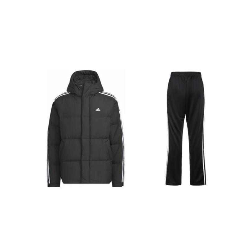 Adidas Минималистичная однотонная полосатая теплая куртка с капюшоном, пуховые штаны, повседневный спортивный костюм, спортивная одежда унисекс, черный цвет IT8732+TR30PR-BW M
Adidas Минималистичная однотонная полосатая теплая куртка с капюшоном, пуховые штаны, повседневный спортивный костюм, спортивная одежда унисекс, черный цвет IT8732+TR30PR-BW M