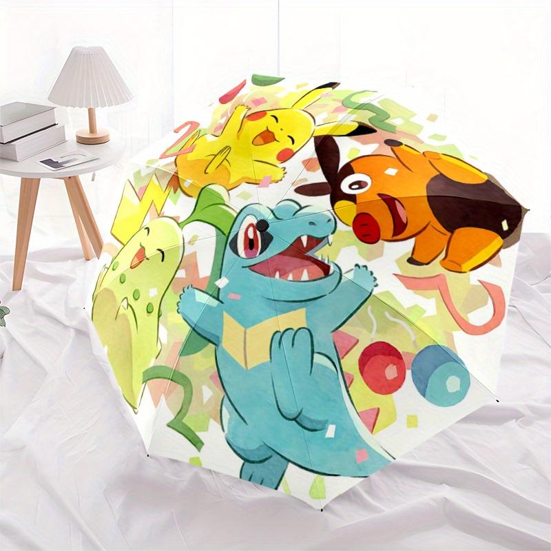 1pc Pikachu Eevee Squirtle and Bulbasaur Durable Cartoon Folding Umbrella, Portable 3-Fold Compact Umbrella for Men and Women, Suitable for Travel or
1pc Pikachu Eevee Squirtle and Bulbasaur Durable Cartoon Folding Umbrella, Portable 3-Fold Compact Umbrella for Men and Women, Suitable for Travel or