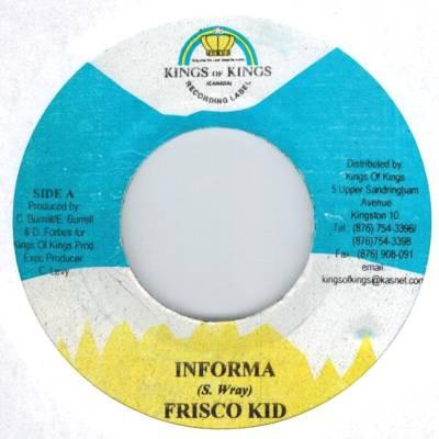7inch Record FRISCO KID / VYBZ KARTEL - Informa / Friend NONE Kings of Kings 2002 Jamaica Reggae, Ska & Dub Used
7inch Record FRISCO KID / VYBZ KARTEL - Informa / Friend NONE Kings of Kings 2002 Jamaica Reggae, Ska & Dub Used