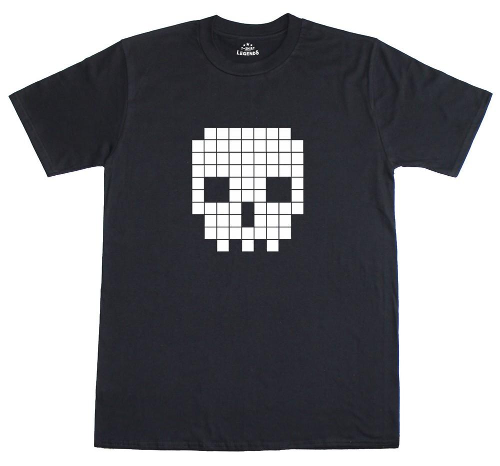 Mens T Shirt 8-Bit Retro Geek Novelty Pixel Skull 100% Preshrunk Tee M
Mens T Shirt 8-Bit Retro Geek Novelty Pixel Skull 100% Preshrunk Tee M