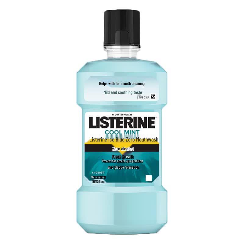 Listerine Ice Blue Zero Alcohol Mouthwash
Listerine Ice Blue Zero Alcohol Mouthwash