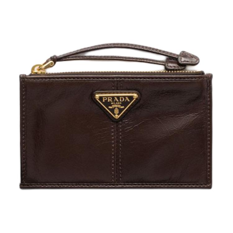 Prada Enamel Metal Triangle Logo Leather Card Holder Women Card Holder Dark-Brown 1MC086_2CYR_F0003 Box(Basic Set+Box)
Prada Enamel Metal Triangle Logo Leather Card Holder Women Card Holder Dark-Brown 1MC086_2CYR_F0003 Box(Basic Set+Box)