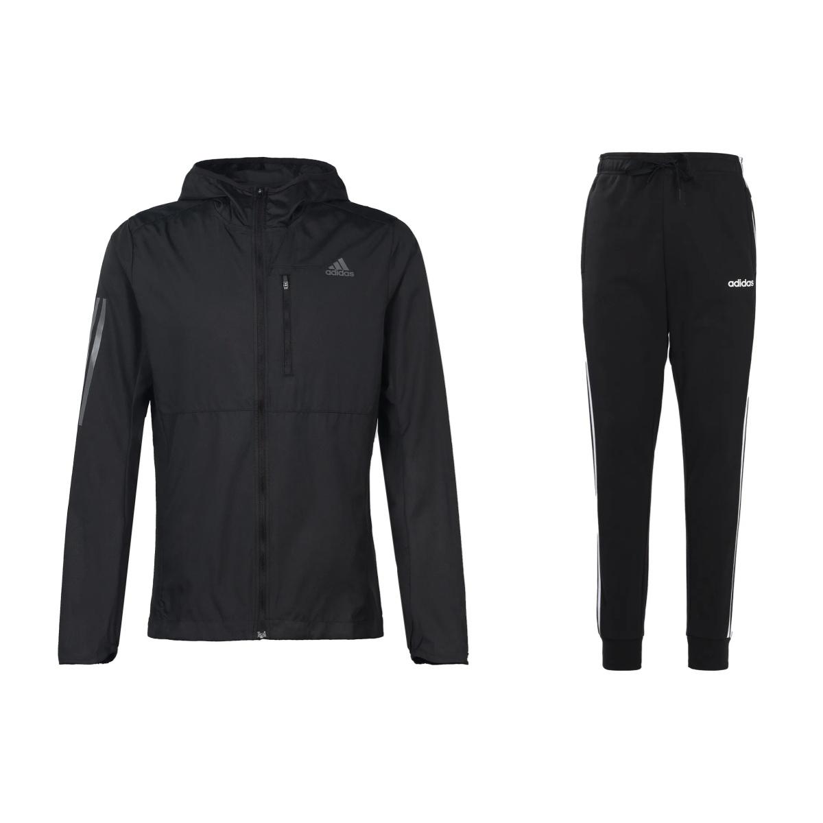 Adidas Retro Knitted Cuffed Striped Jogger Set Men Jackets, Pants Black FL6964+DU0468 S
Adidas Retro Knitted Cuffed Striped Jogger Set Men Jackets, Pants Black FL6964+DU0468 S