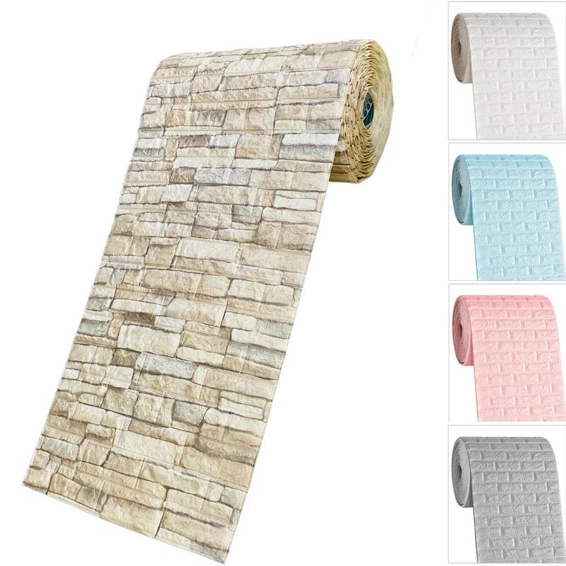 70cmx5m 3D Brick Wall Stickers Decorative Self-Adhesive Wallpaper Kids Room Bedroom Kitchen Home Decoration 70cmx5m
70cmx5m 3D Brick Wall Stickers Decorative Self-Adhesive Wallpaper Kids Room Bedroom Kitchen Home Decoration 70cmx5m