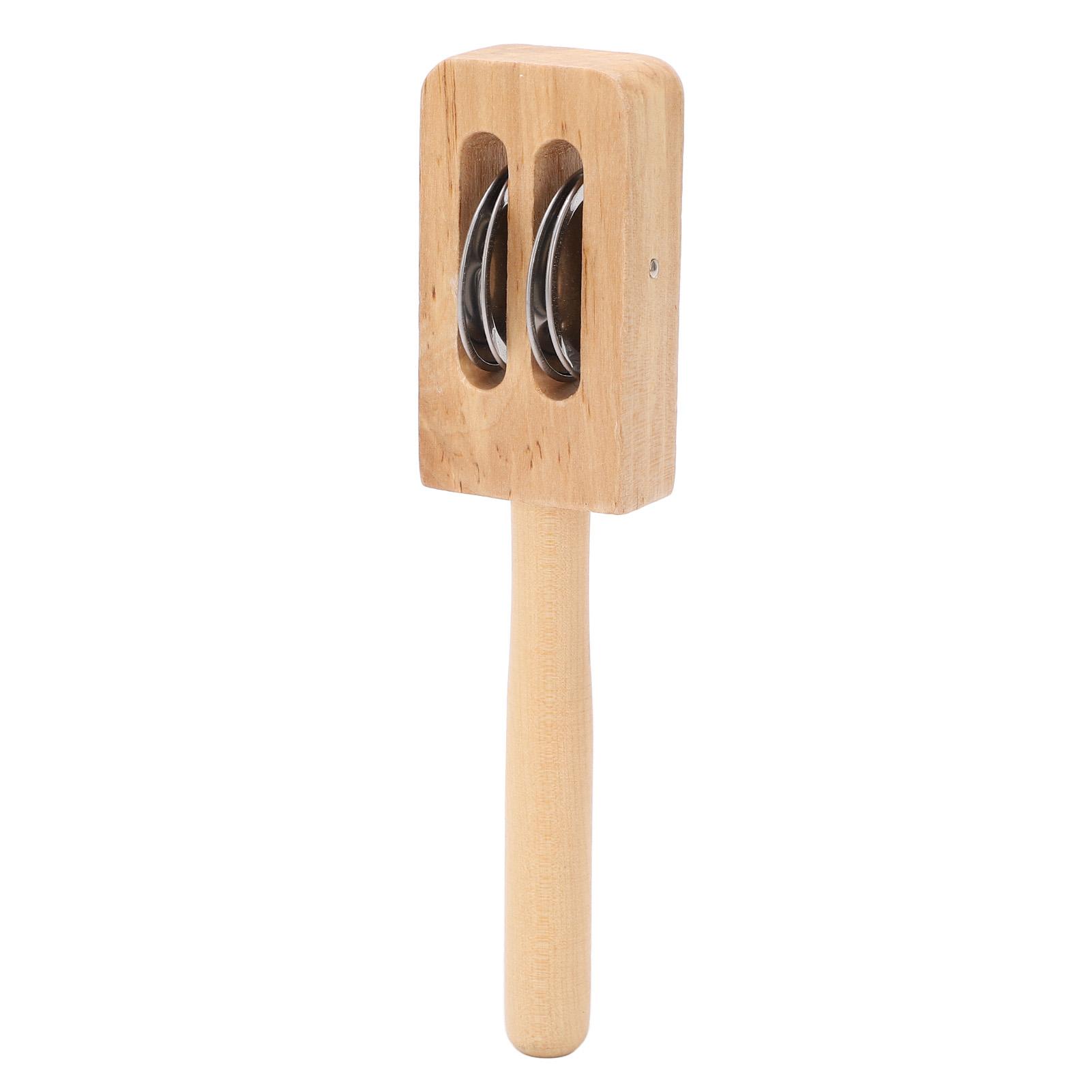 Jingle Stick Wooden Mini Size Environmental Friendly Hand Jingle Bell for Kids Coordination
Jingle Stick Wooden Mini Size Environmental Friendly Hand Jingle Bell for Kids Coordination
