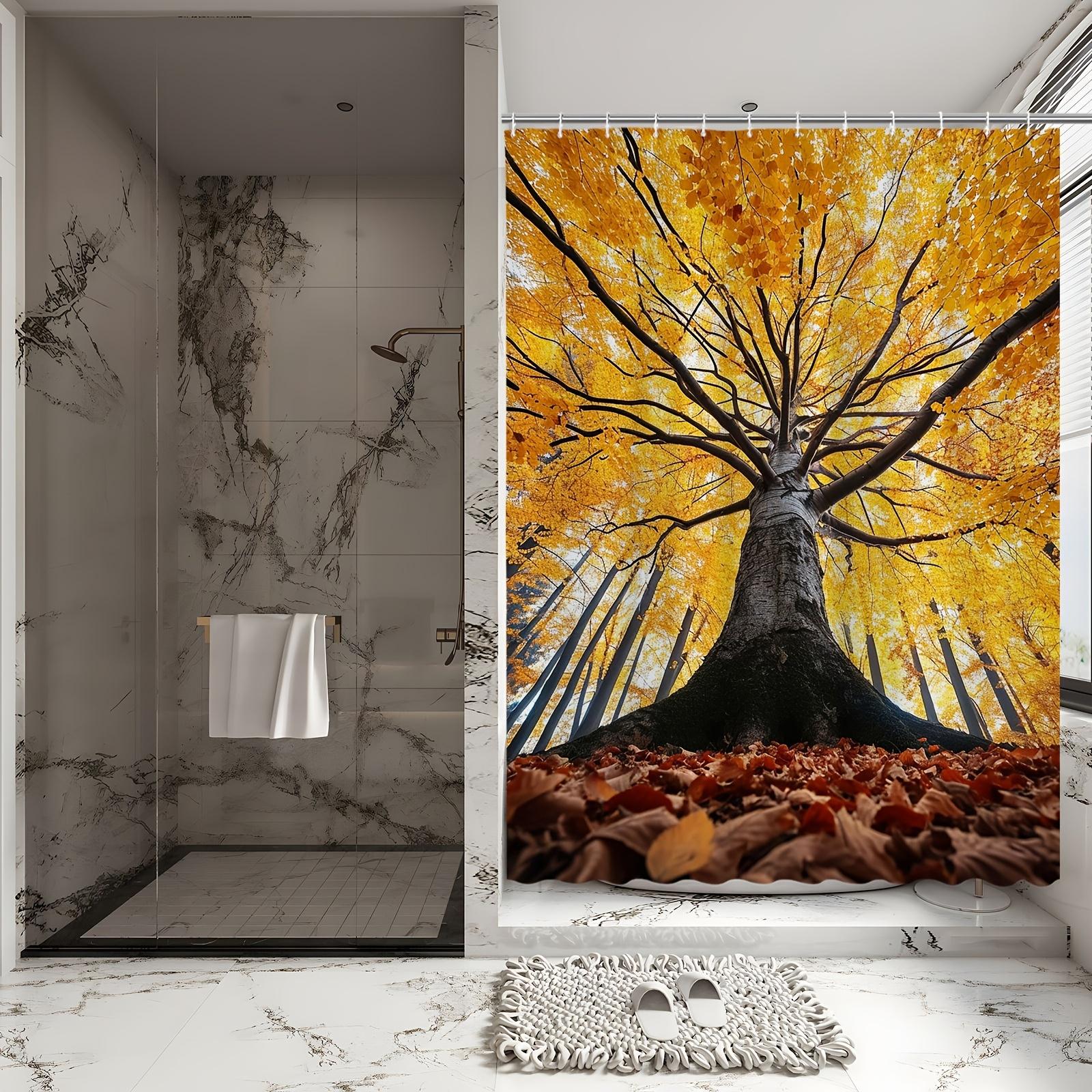 Golden Autumn Tree Bath Curtain - Vibrant Leaves & Majestic Forest,Waterproof Home Decor Adds Warmth And Beauty To Your Bathroom W60H190(CM)-1 Pcs
Golden Autumn Tree Bath Curtain - Vibrant Leaves & Majestic Forest,Waterproof Home Decor Adds Warmth And Beauty To Your Bathroom W60H190(CM)-1 Pcs