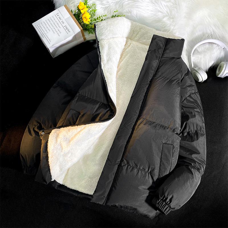 Plus Velvet Thick Lamb Fleece Jacket: High-Quality Stand Collar Coat, Trendy Hong Kong Style Men s Warm Outerwear. M
Plus Velvet Thick Lamb Fleece Jacket: High-Quality Stand Collar Coat, Trendy Hong Kong Style Men s Warm Outerwear. M