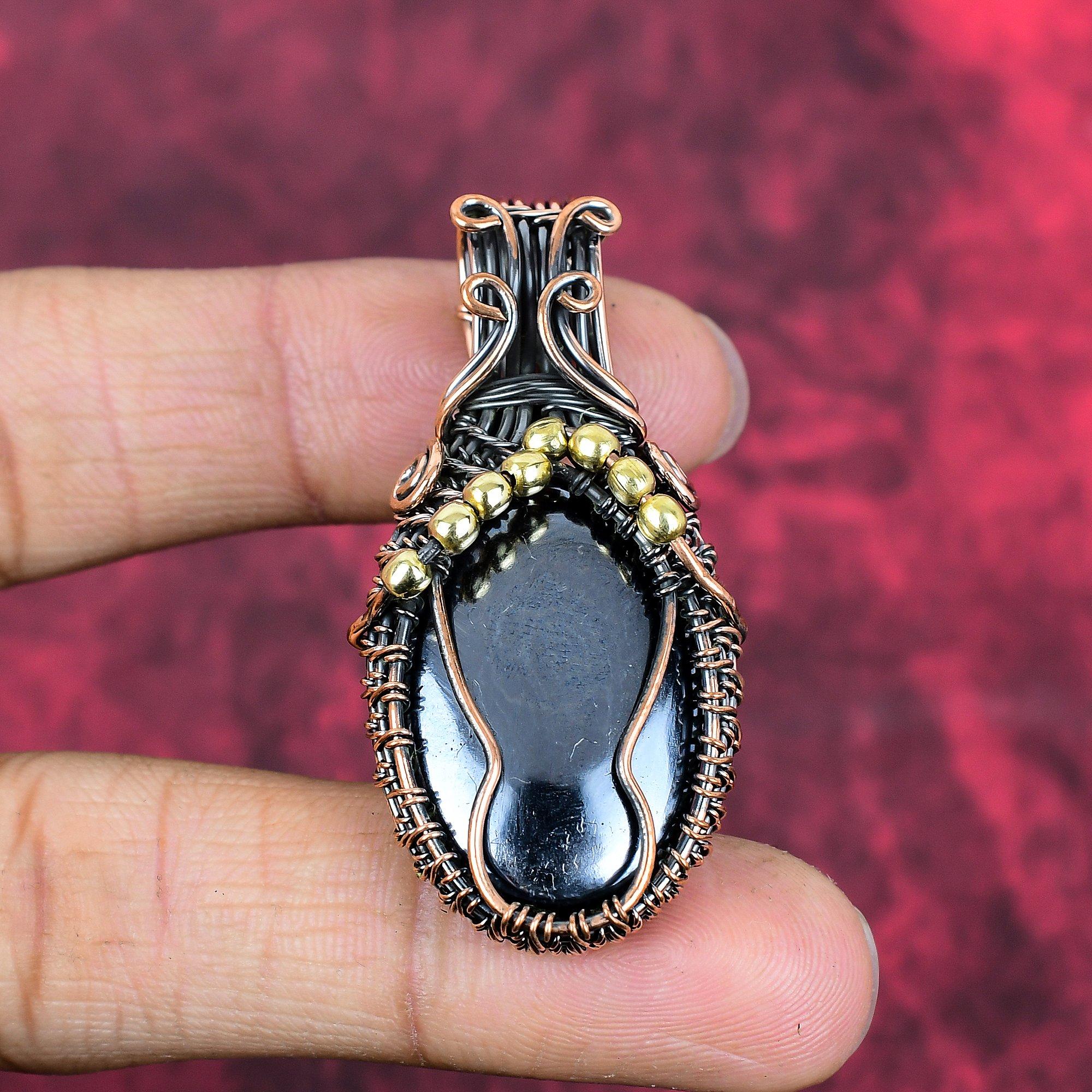 Shungite pendant copper wire wrapped pendant unique style pendant handmade copper jewelry gemstone pendant gift for dad wire wrapped jewelry
Shungite pendant copper wire wrapped pendant unique style pendant handmade copper jewelry gemstone pendant gift for dad wire wrapped jewelry