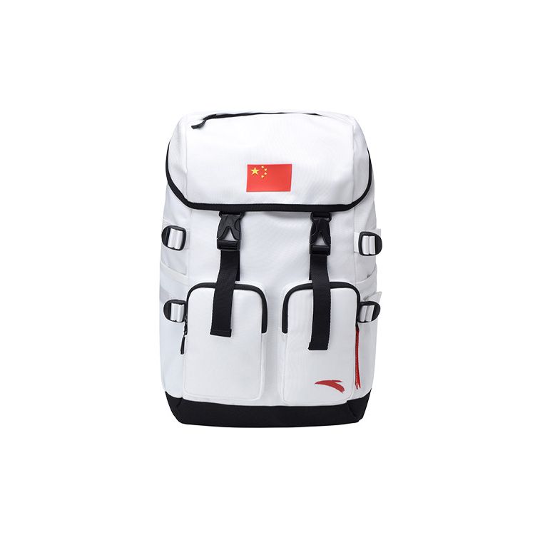 Anta National Flag Style Backpack Trendy Sports 900D Coated Fabric Unisex Backpack White 192040155R White
Anta National Flag Style Backpack Trendy Sports 900D Coated Fabric Unisex Backpack White 192040155R White