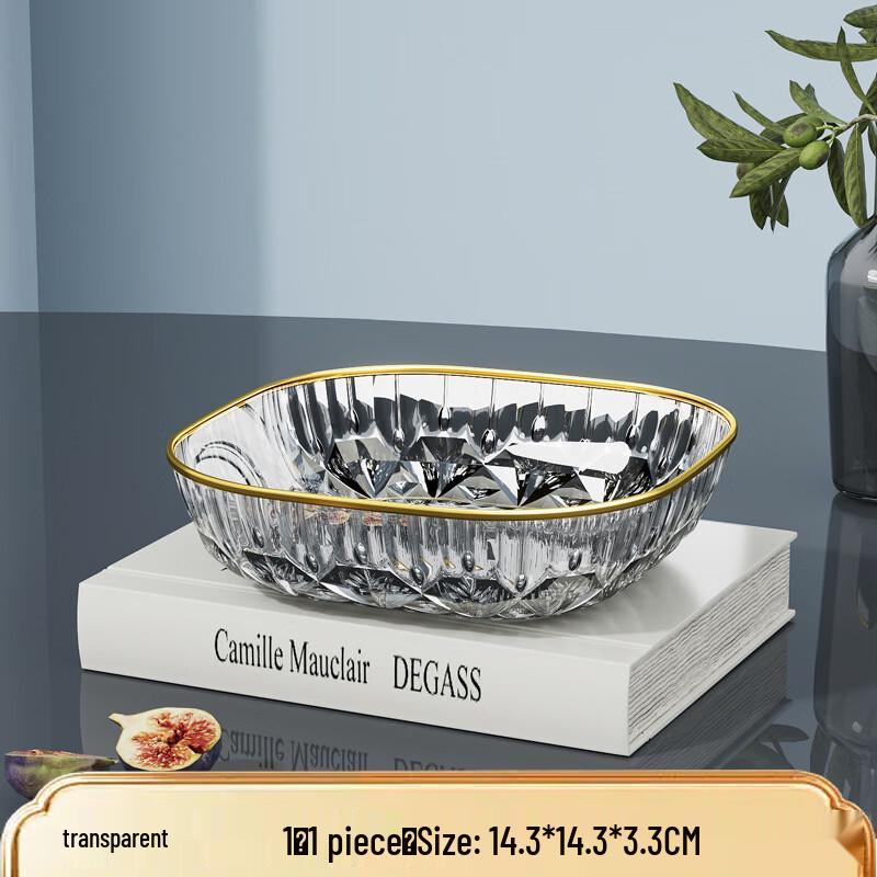 Ruhan Light Luxury Diamond Pattern Square Ceramic Fruit Plate
Ruhan Light Luxury Diamond Pattern Square Ceramic Fruit Plate