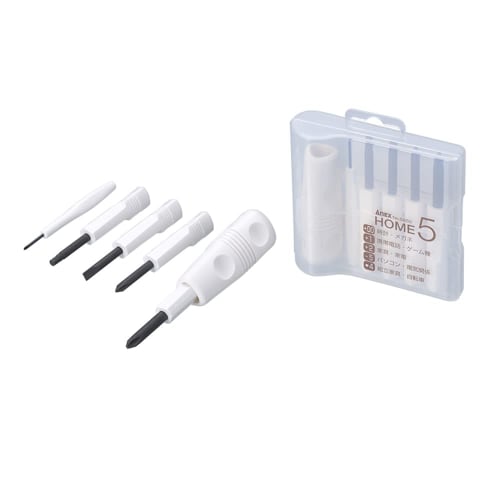 ANEX HOME5 Driver Set, 5-Piece Set (+00/+1/+2/-5/H4) No. 5850
ANEX HOME5 Driver Set, 5-Piece Set (+00/+1/+2/-5/H4) No. 5850