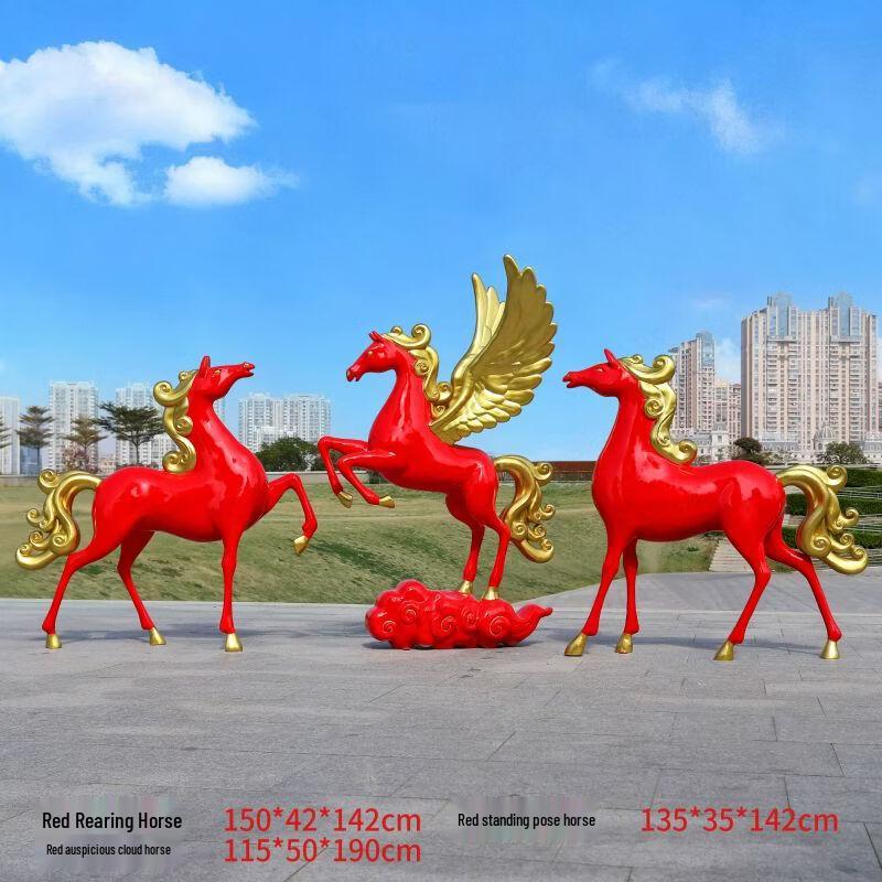 Large Realistic Fiberglass Horse Sculpture
Large Realistic Fiberglass Horse Sculpture