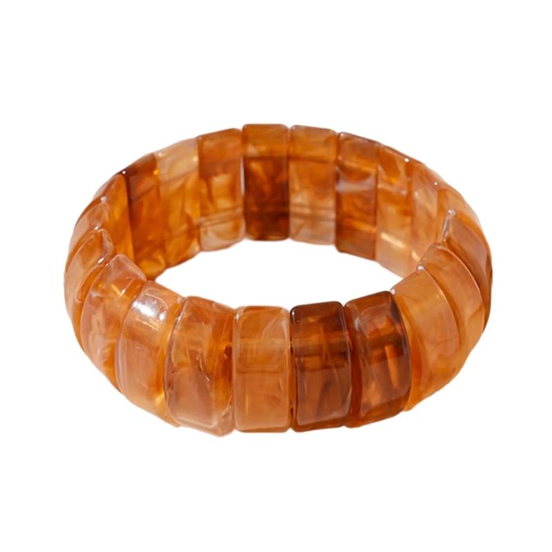 Retro Geometric Circle Acrylic Bangle Vintage Design Lightweight Stylish Jewelry Wrist Accessory For Women
Retro Geometric Circle Acrylic Bangle Vintage Design Lightweight Stylish Jewelry Wrist Accessory For Women