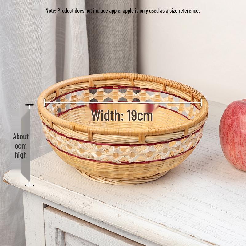 Handmade High-Foot Lace Bamboo Fruit Basket and Snack Holder
Handmade High-Foot Lace Bamboo Fruit Basket and Snack Holder