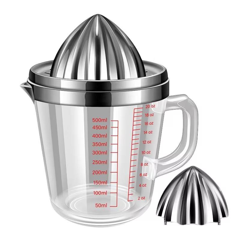 Металлическая соковыжималка для лимона и лайма из нержавеющей стали, ручная соковыжималка для цитрусовых с дисплеем с двойной шкалой для свежих фруктов, кухонный инструмент
Металлическая соковыжималка для лимона и лайма из нержавеющей стали, ручная соковыжималка для цитрусовых с дисплеем с двойной шкалой для свежих фруктов, кухонный инструмент