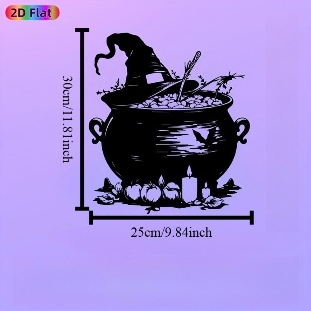 1pc Witch Cauldron Metal Wall Art Spooky Statue Mural Rust Resistant Outdoor Fence Indoor Living Room Decor Gift for Halloween Autumn Festival 12in
1pc Witch Cauldron Metal Wall Art Spooky Statue Mural Rust Resistant Outdoor Fence Indoor Living Room Decor Gift for Halloween Autumn Festival 12in