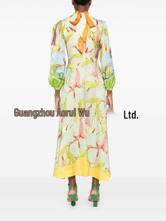 Spring Abstract Artist High Collar Lantern Sleeve Dress for Women L
Spring Abstract Artist High Collar Lantern Sleeve Dress for Women L