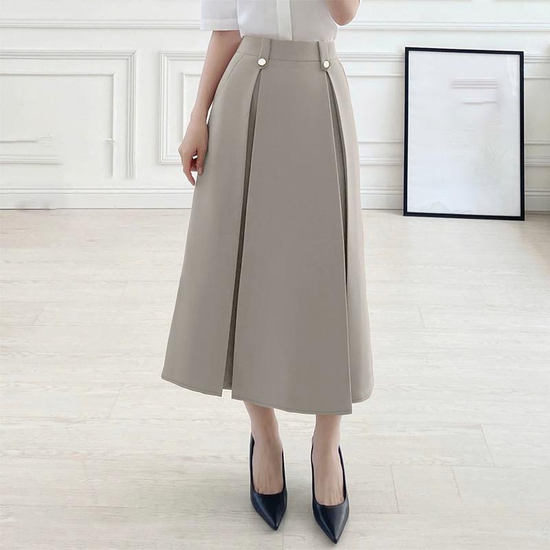 ZANZEA Женские повседневные однотонные длинные юбки с высокой талией 5XL серый
ZANZEA Женские повседневные однотонные длинные юбки с высокой талией 5XL серый