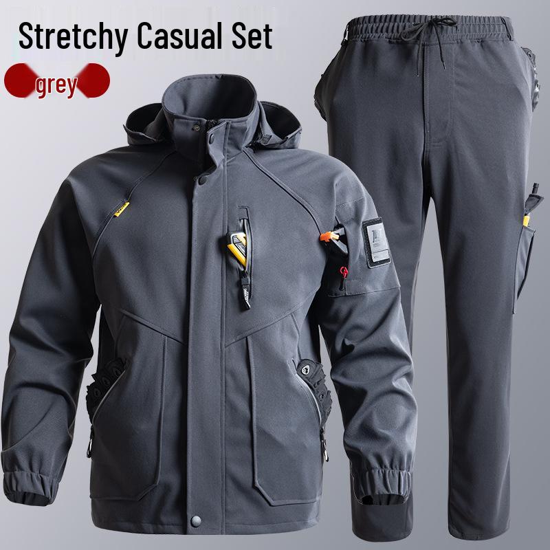 Tactical Softshell Jacket Suit for Men & Women: Elastic Workwear for Casual Outdoor Activities & Mountaineering 180 (140-160 lbs)
Tactical Softshell Jacket Suit for Men & Women: Elastic Workwear for Casual Outdoor Activities & Mountaineering 180 (140-160 lbs)