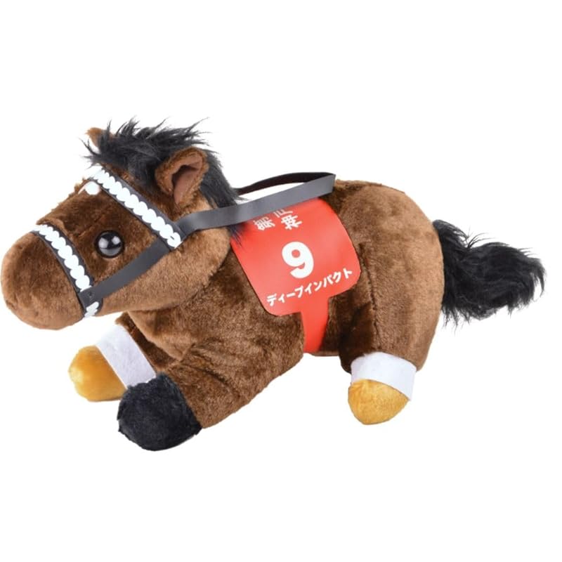 53rd Kobe Shimbun Cup deep impact stuffed toy 30cm×18cm×19cm horse racing horse famous horse Deep Impact present Healing collection interior grass
53rd Kobe Shimbun Cup deep impact stuffed toy 30cm×18cm×19cm horse racing horse famous horse Deep Impact present Healing collection interior grass