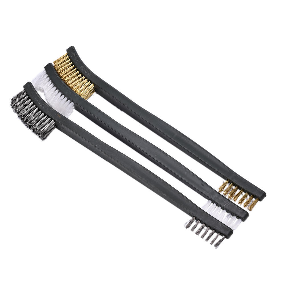 3pc Double Head Mini Steel Wire Brush Cleaning Stain Removing Rust Removing Special Brush Cleaning Tools
3pc Double Head Mini Steel Wire Brush Cleaning Stain Removing Rust Removing Special Brush Cleaning Tools