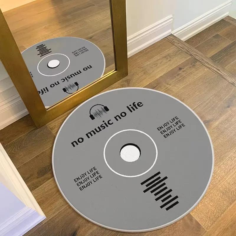 Record Music CD Rugs Round Game Chair Floor Mat Bedroom Decorations Living Room Carpet Lounge Large Area Rugs Anti slip Mat 60cm
Record Music CD Rugs Round Game Chair Floor Mat Bedroom Decorations Living Room Carpet Lounge Large Area Rugs Anti slip Mat 60cm