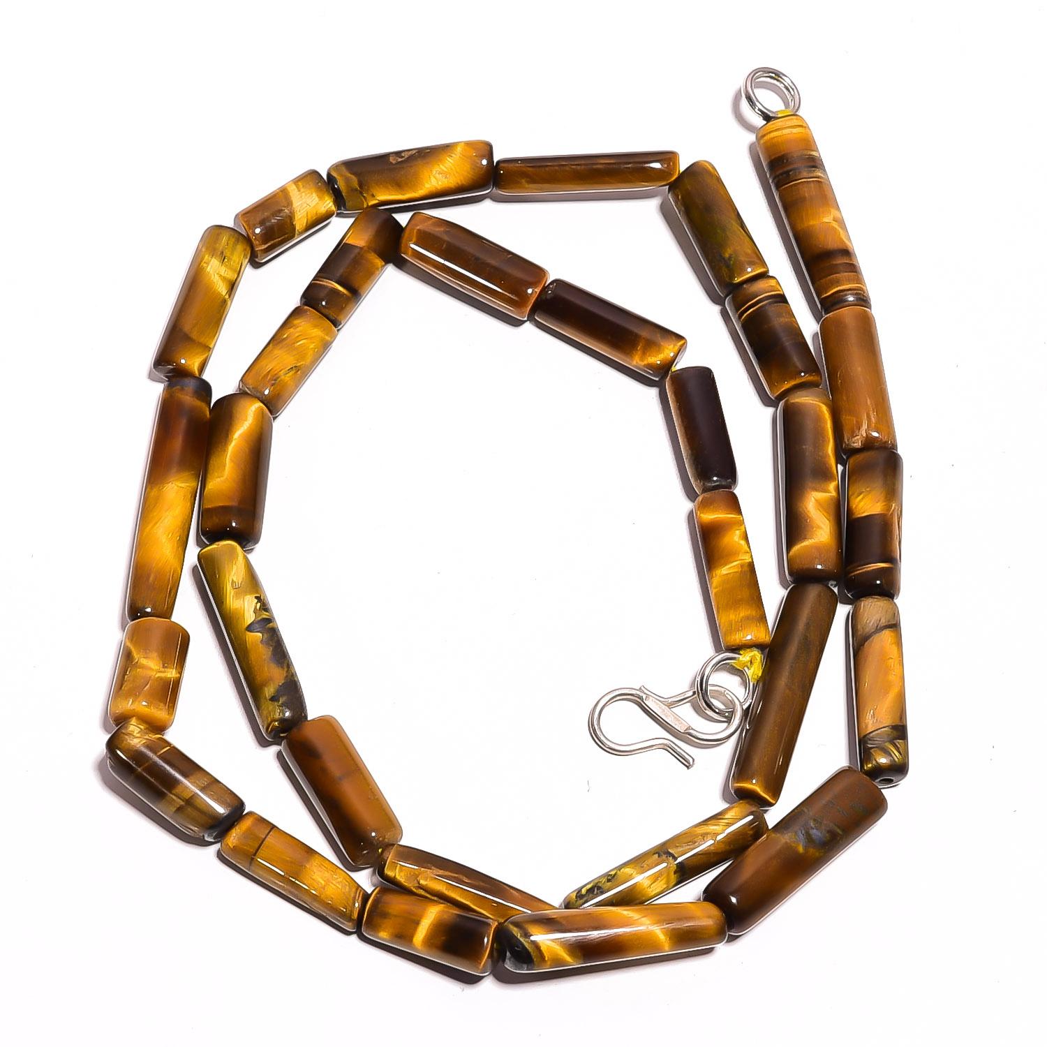 Натуральный Камень Тигровый Глаз Круглая Трубка Гладкие Бусины Ожерелье 17 UB-3396 UB-3396
Натуральный Камень Тигровый Глаз Круглая Трубка Гладкие Бусины Ожерелье 17 UB-3396 UB-3396