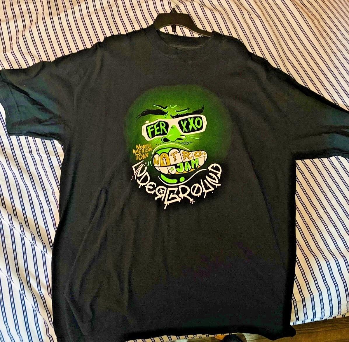 Ferxxo Feid Tour Special Merch NitroJam Underground T-Shirt BL1471 XL
Ferxxo Feid Tour Special Merch NitroJam Underground T-Shirt BL1471 XL