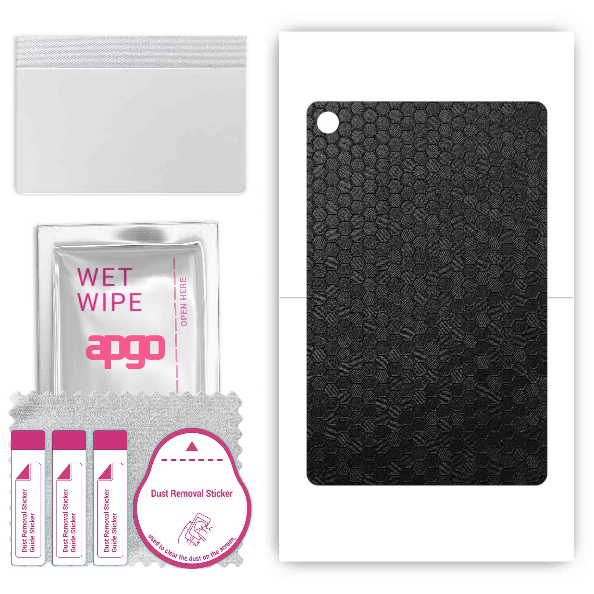 apgo skin sticker film foil vinyl for the BACK compatible with Alcatel 3T8 (2020), scratch-resistant, easy to install - Black Honeycomb
apgo skin sticker film foil vinyl for the BACK compatible with Alcatel 3T8 (2020), scratch-resistant, easy to install - Black Honeycomb