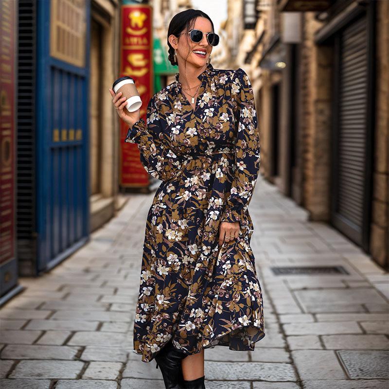 2025 New Autumn Women s Printed Dress Women s Design Sense S темно-синього кольору
2025 New Autumn Women s Printed Dress Women s Design Sense S темно-синього кольору