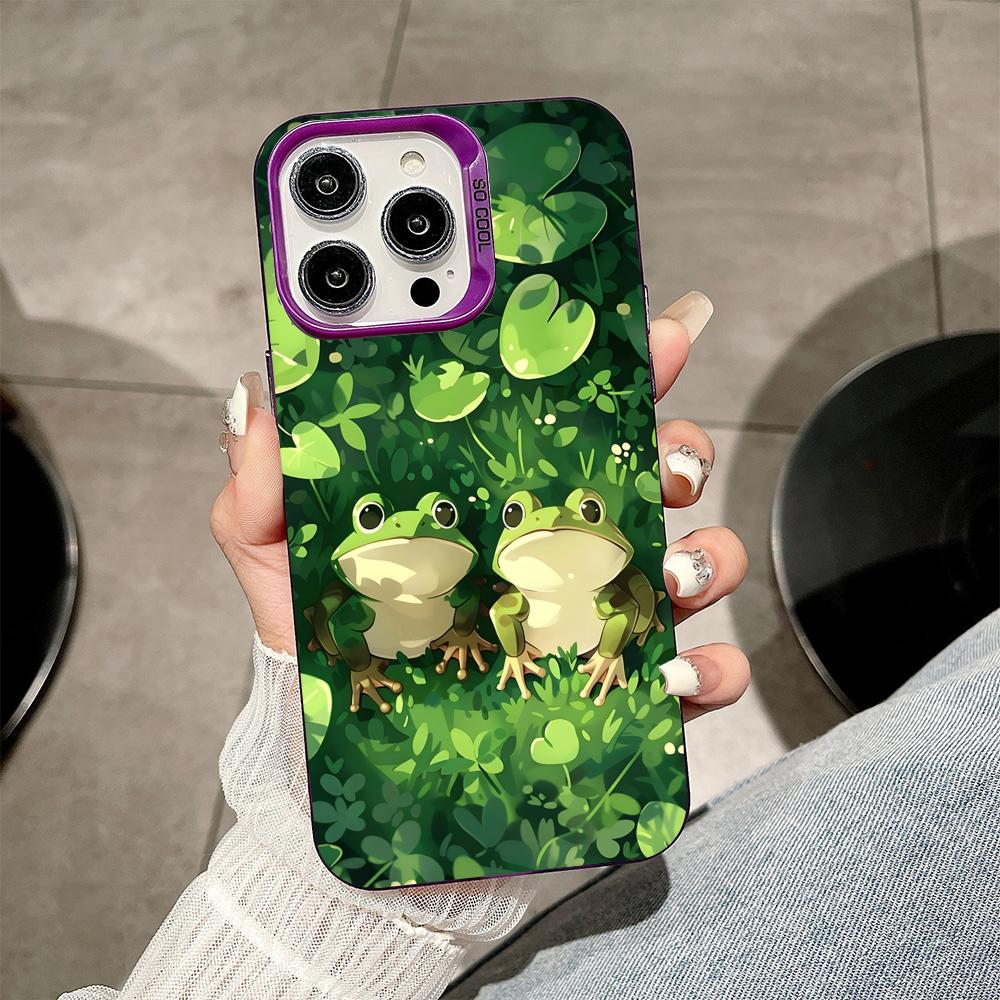 Милый Чехол-Лягушка для Телефона iPhone 17 16 15 14 13 12 11 X XR XS Air Pro Max Plus Фиолетовый Разноцветный Серебряный Чехол iPhone17
Милый Чехол-Лягушка для Телефона iPhone 17 16 15 14 13 12 11 X XR XS Air Pro Max Plus Фиолетовый Разноцветный Серебряный Чехол iPhone17