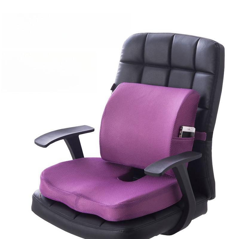 Ergonomic Seat Pad Lumbar Support Set Memory Foam Waist Cushions for Office Chair Scientific Partition Buttocks Mat Metal Zipper Easy To Disassemble Waist Pad+seat cushion
Ergonomic Seat Pad Lumbar Support Set Memory Foam Waist Cushions for Office Chair Scientific Partition Buttocks Mat Metal Zipper Easy To Disassemble Waist Pad+seat cushion