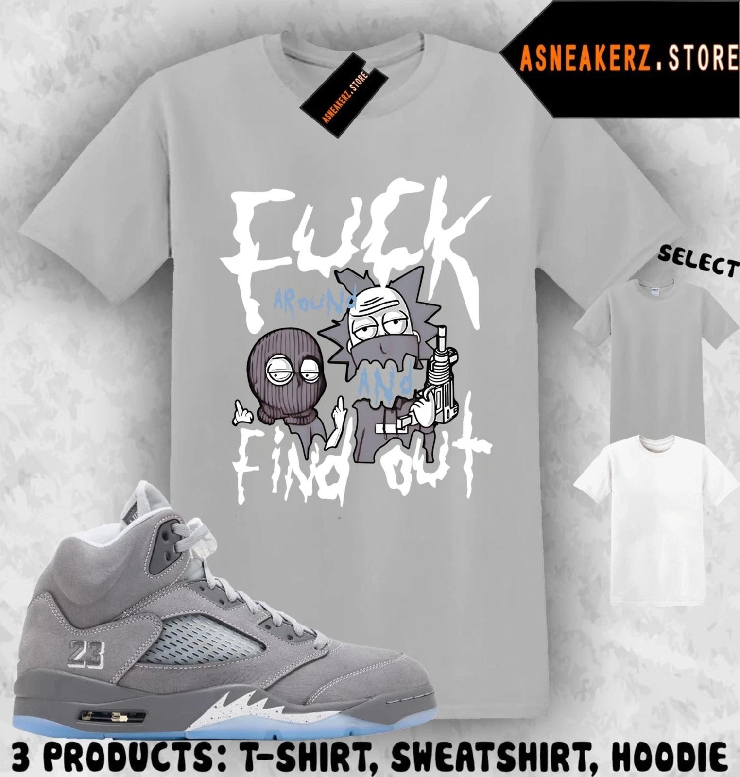 Tee Shirt Matching AJ 5 Wolf Grey 2026 To Match Sneaker FAFO Rick Morty T shirt M
Tee Shirt Matching AJ 5 Wolf Grey 2026 To Match Sneaker FAFO Rick Morty T shirt M