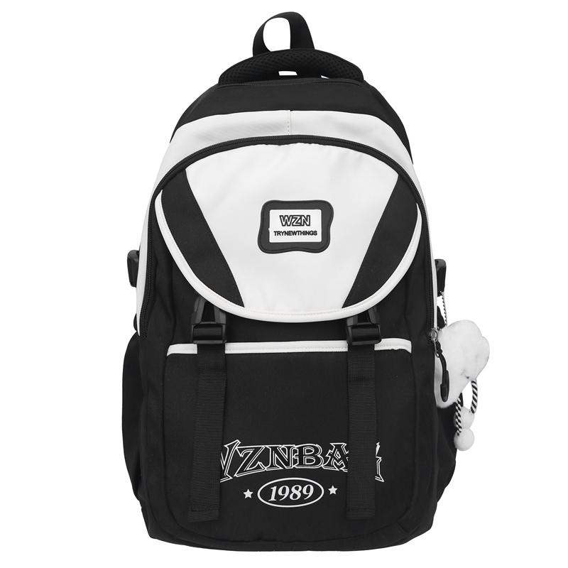 Школьный рюкзак в стиле колледжа, женский, цветной, большой емкости, студенческий рюкзак чёрный
Школьный рюкзак в стиле колледжа, женский, цветной, большой емкости, студенческий рюкзак чёрный