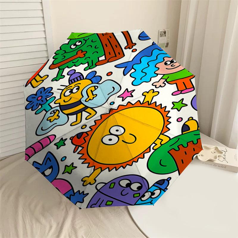 1PC cartoon characters Umbrella-8-Rib Reinforced, Automatic Open, Lightweight & Durable, Cute Fashion Accessory for Outdoor-P26
1PC cartoon characters Umbrella-8-Rib Reinforced, Automatic Open, Lightweight & Durable, Cute Fashion Accessory for Outdoor-P26
