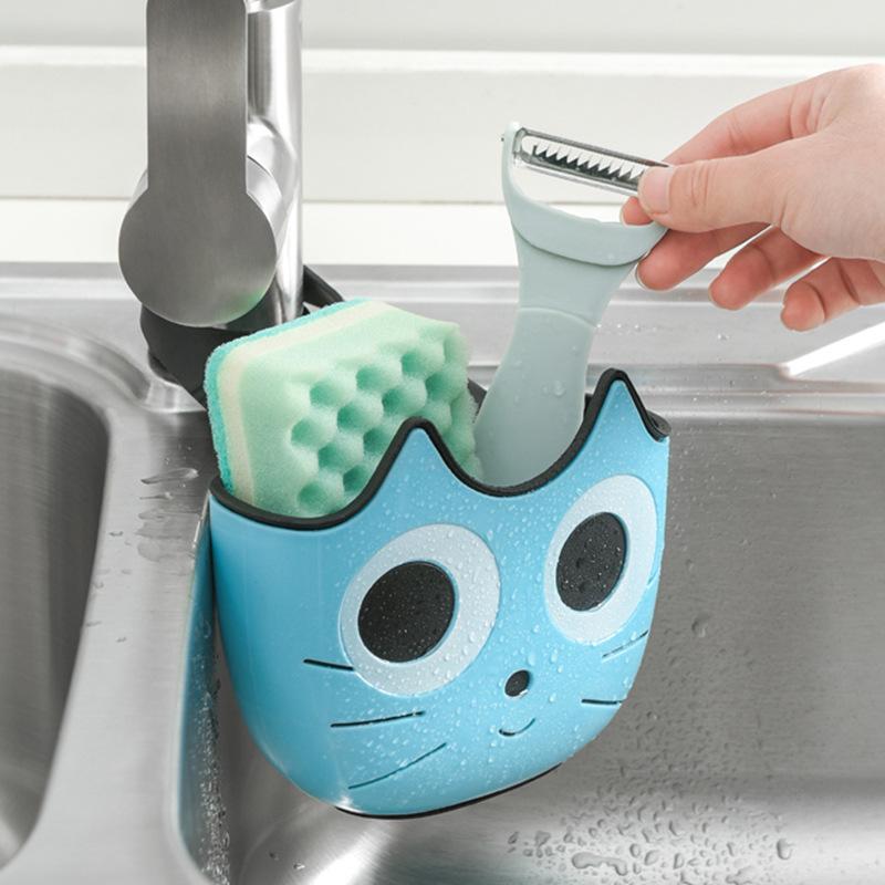 Kitchen Sink Storage and Drainage Hanging Bag Multi-purpose Adjustable Buckle Hanging Basket Household Cartoon Cat Sink Drainage
Kitchen Sink Storage and Drainage Hanging Bag Multi-purpose Adjustable Buckle Hanging Basket Household Cartoon Cat Sink Drainage