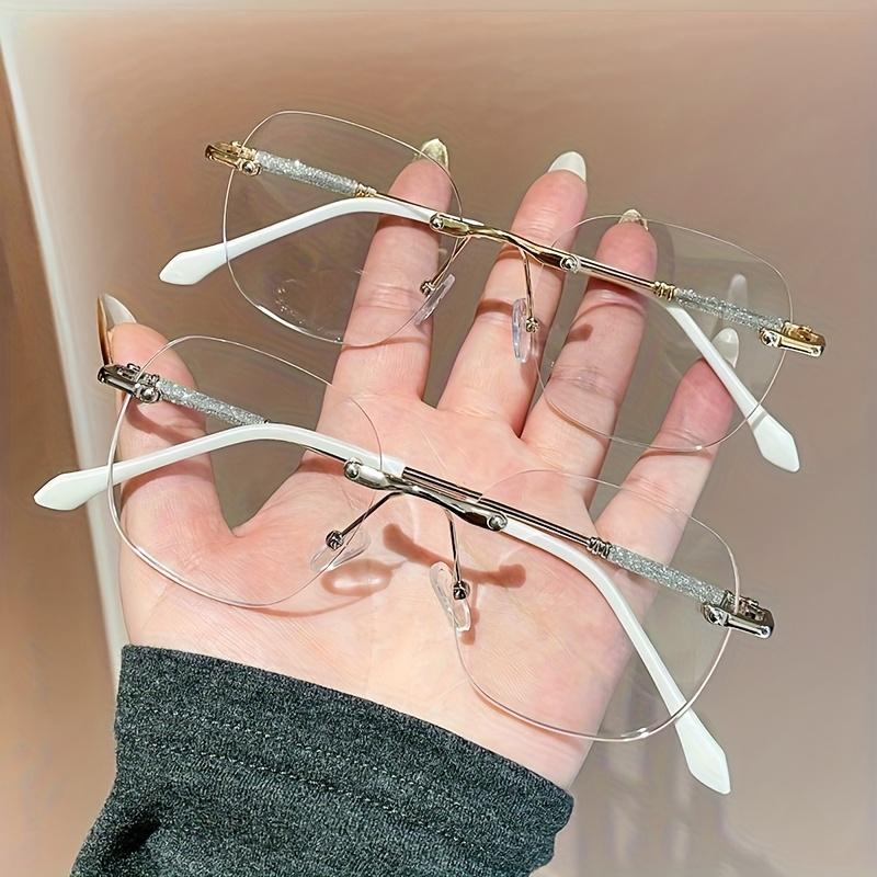 2PCS Rimless Reading Glasses Eyewear Women Blue Light Blocking Frameless Eyeglasses
2PCS Rimless Reading Glasses Eyewear Women Blue Light Blocking Frameless Eyeglasses