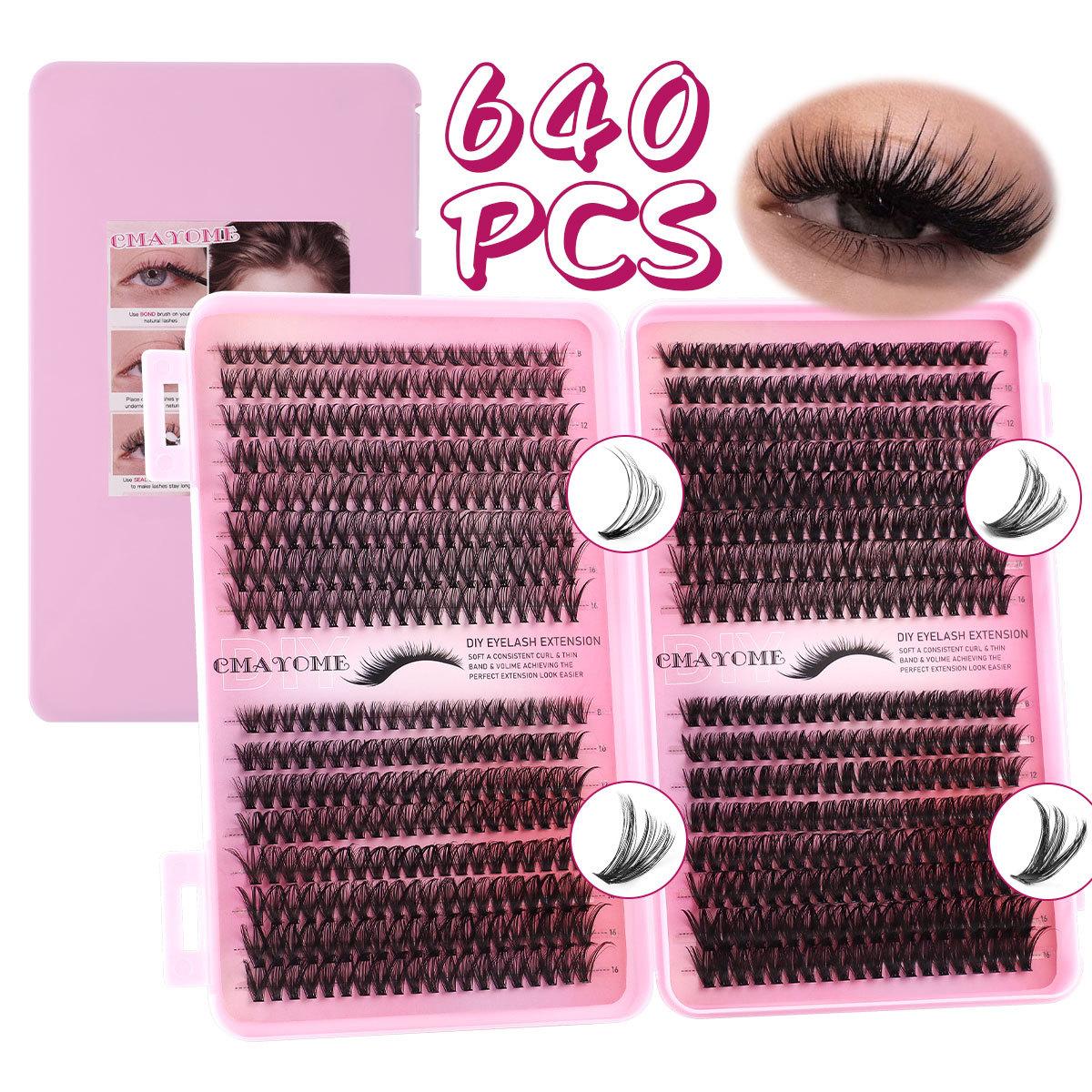 640 пучков DIY одиночные пучки накладных ресниц белая коробка натуральные густые D-Song сегментированные ресницы для наращивания
640 пучков DIY одиночные пучки накладных ресниц белая коробка натуральные густые D-Song сегментированные ресницы для наращивания