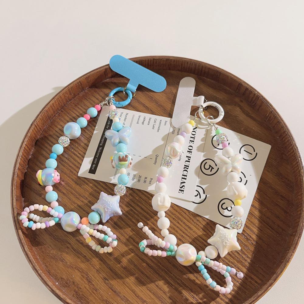 Candy Color Beaded Phone Chain Bow Phone Wrist Strap Bead Phone Pendant Mobile Phone рожевий
Candy Color Beaded Phone Chain Bow Phone Wrist Strap Bead Phone Pendant Mobile Phone рожевий